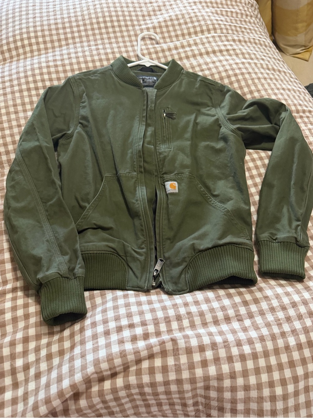 Carhartt Olive Green Bomber Jacket